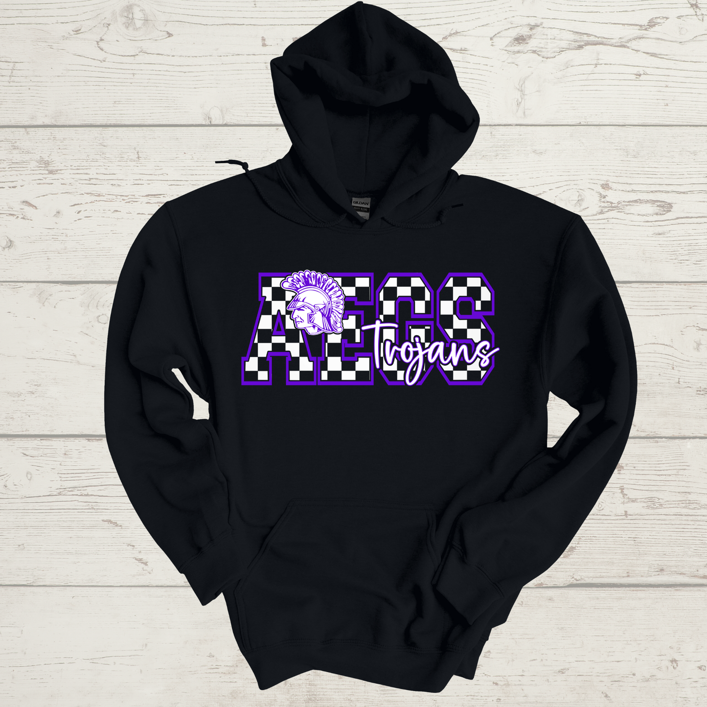 AEGS Checkered Hoodie
