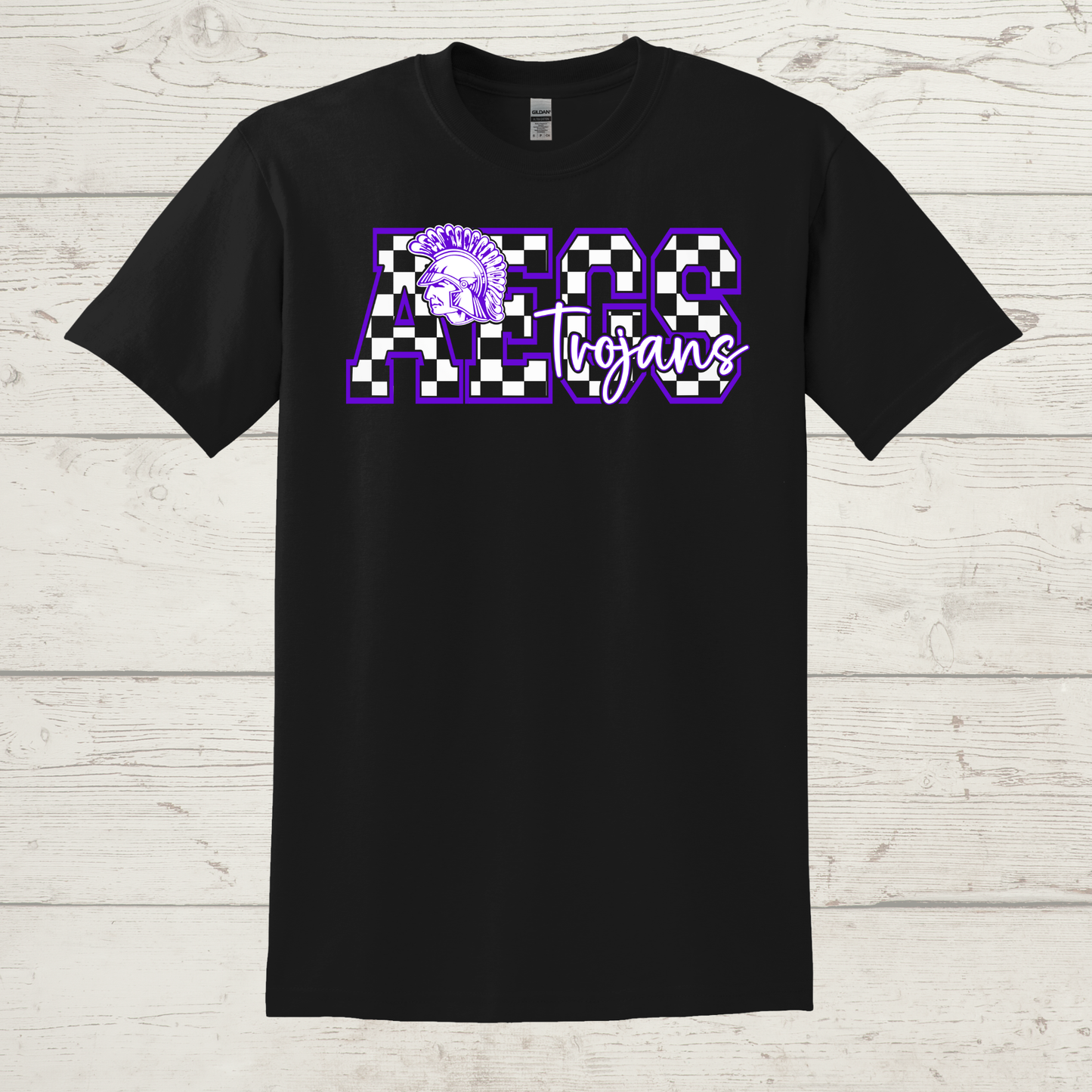 AEGS Checkered T-Shirt