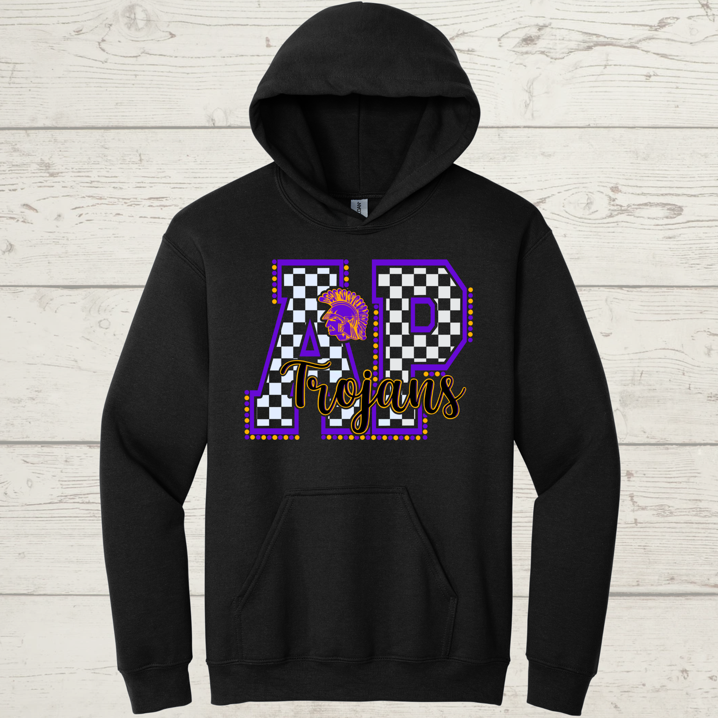 AP Trojans Checkered T/Crew/Hoodie