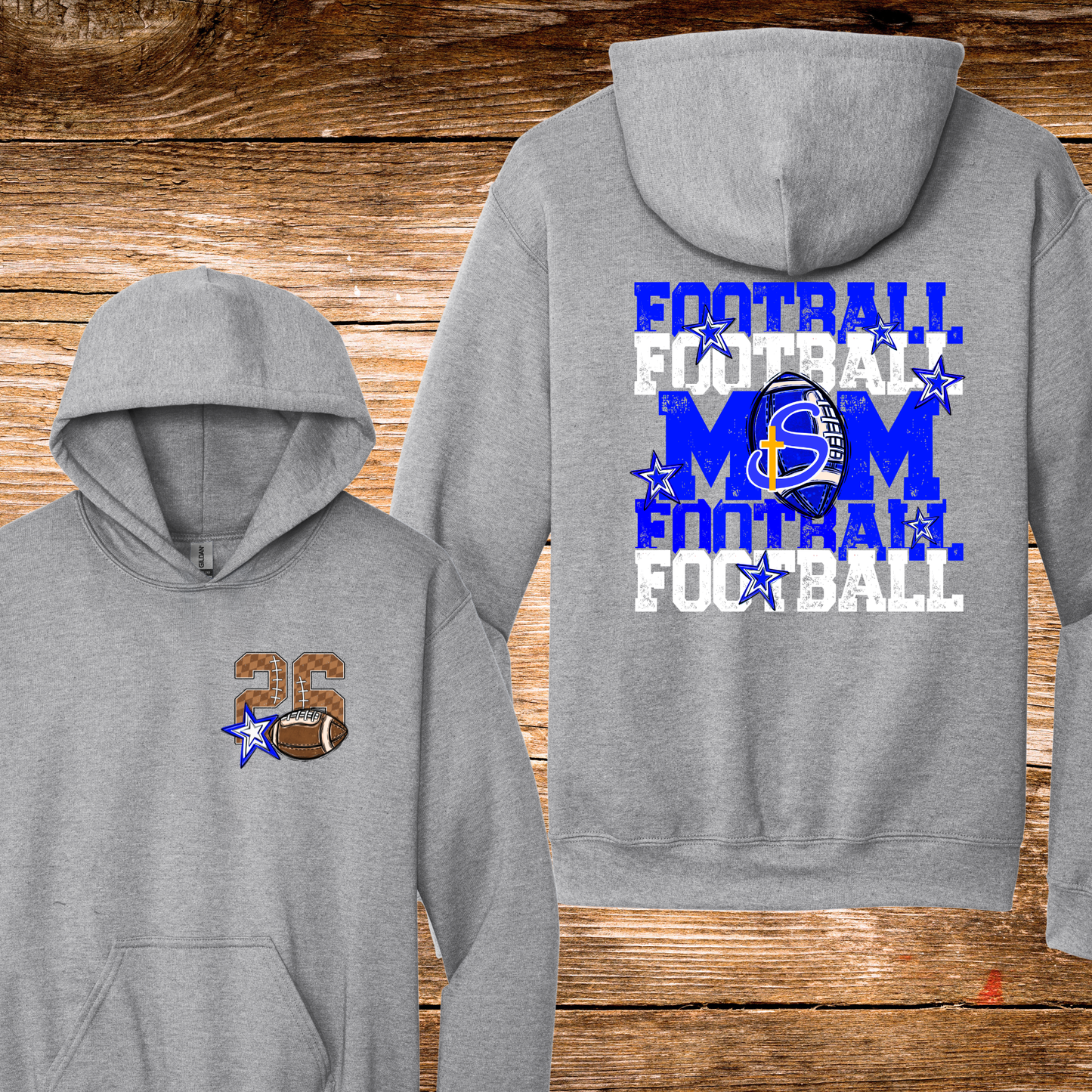Saints Football Mom2 T-Shirt/Crewneck/Hoodie