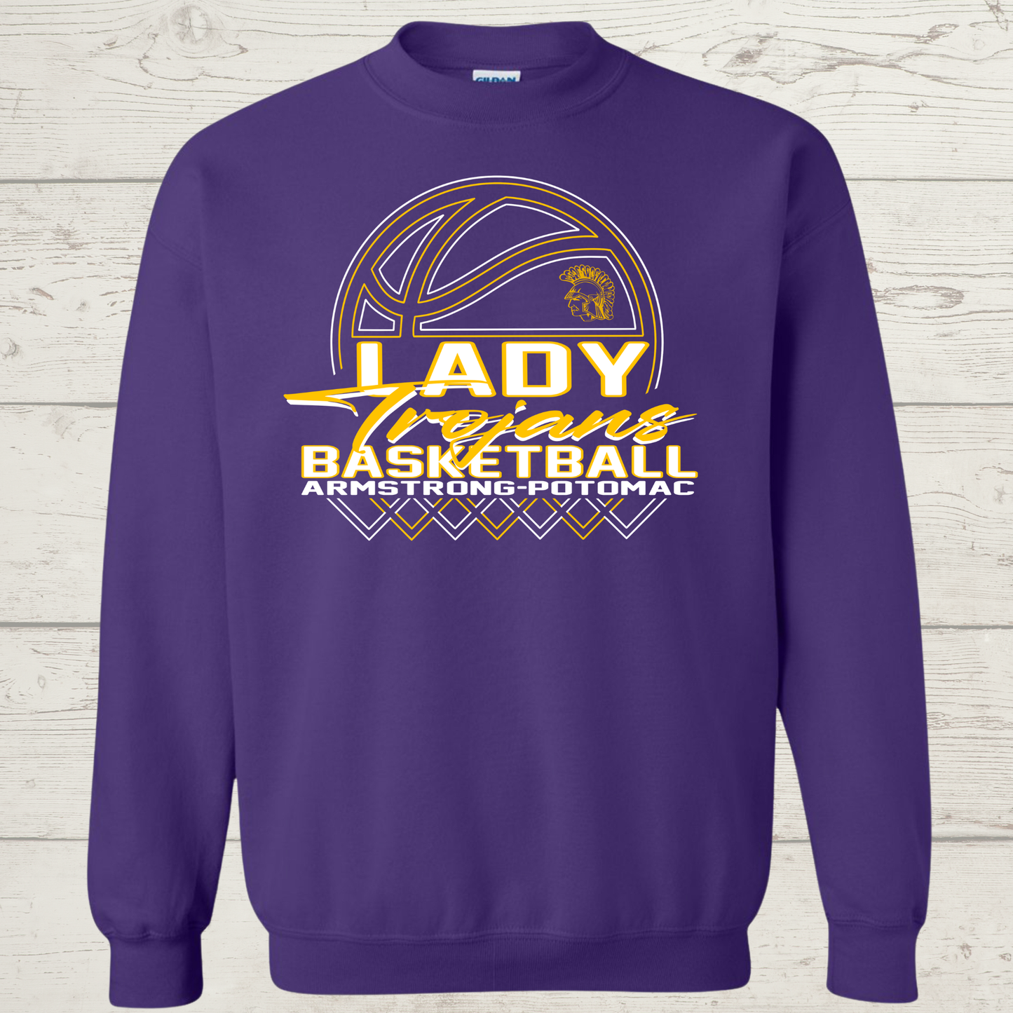 Lady Trojans 1 Crewneck