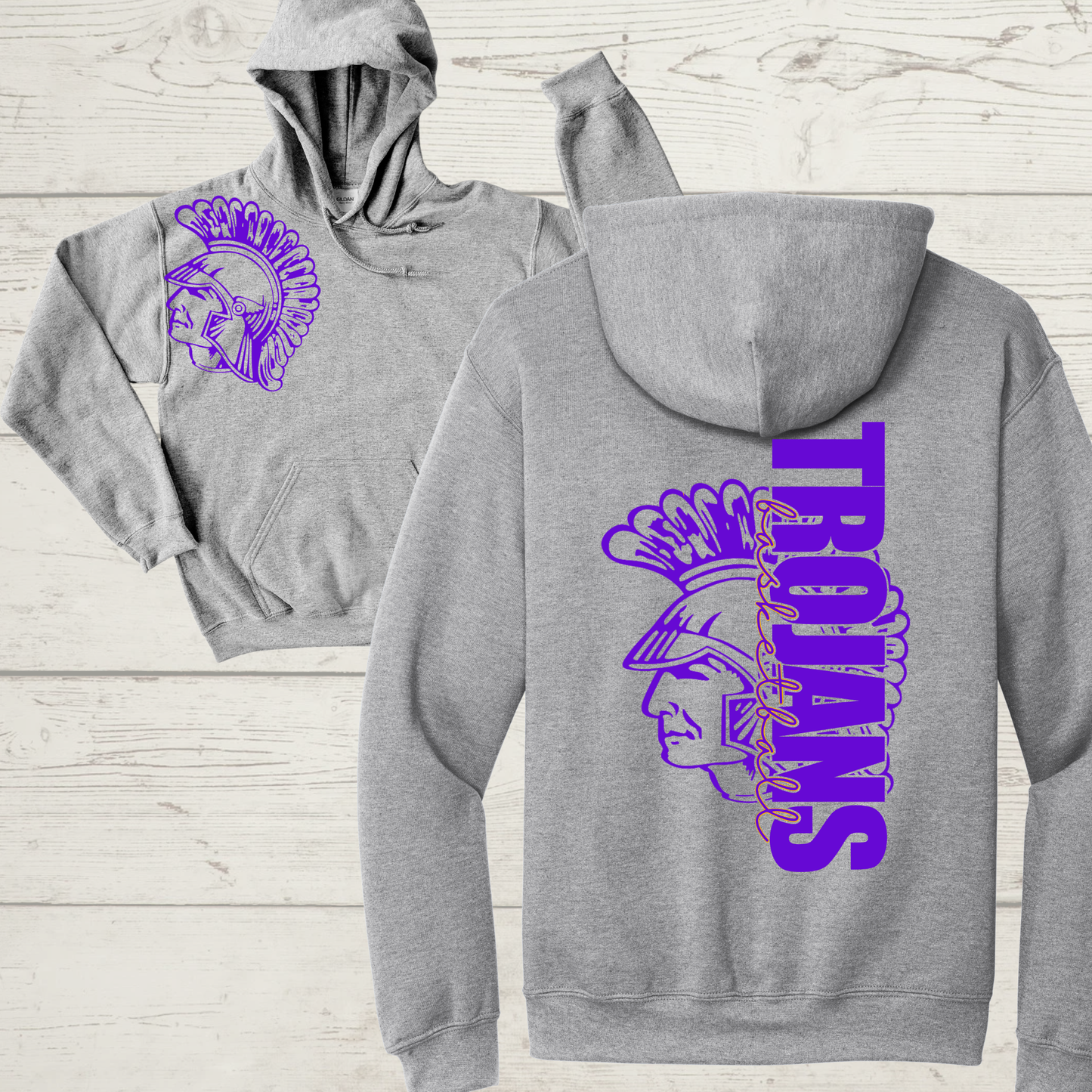 Trojans Basketball T/Crew/Hoodie