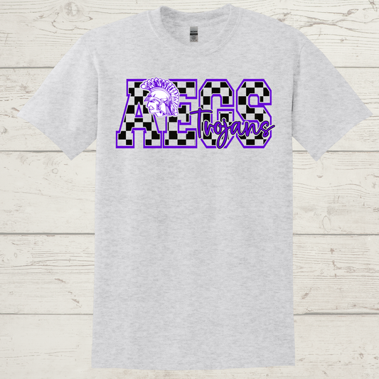 AEGS Checkered T-Shirt