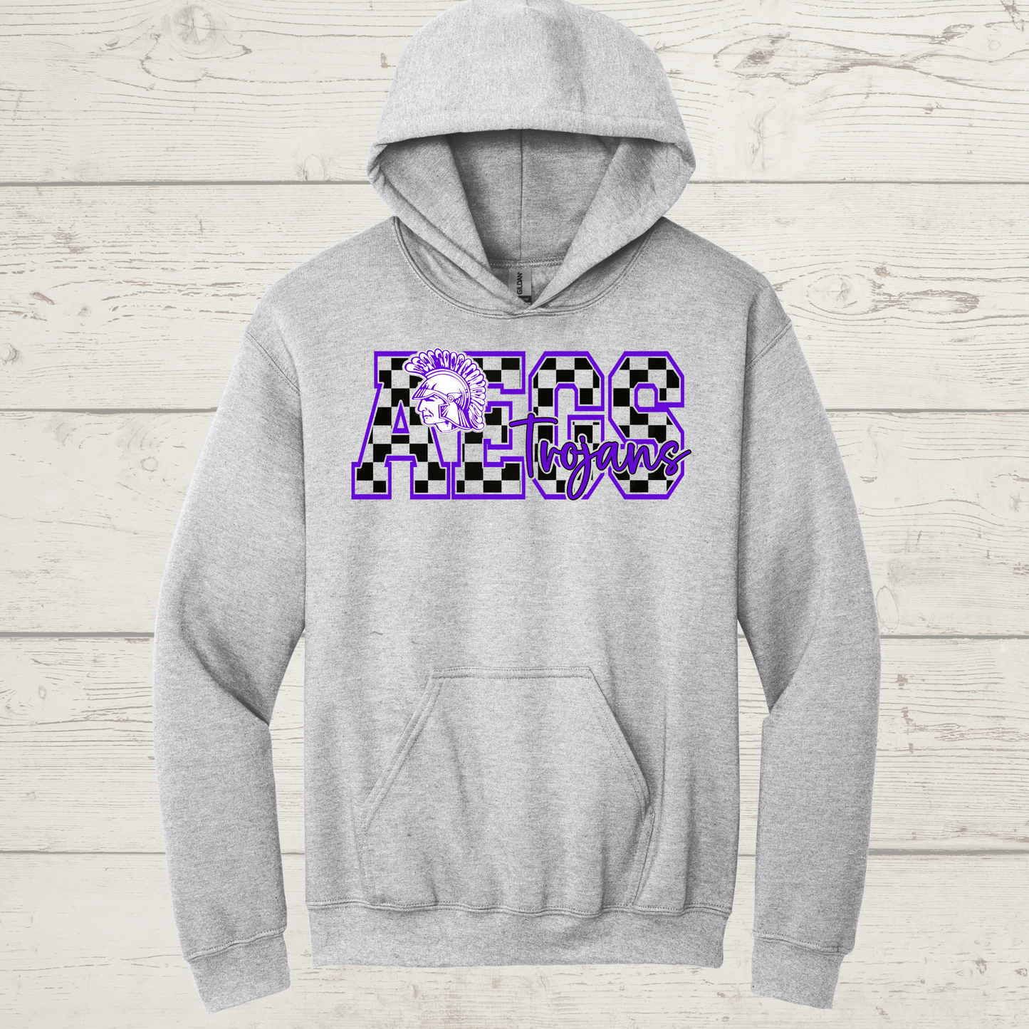 AEGS Checkered Hoodie