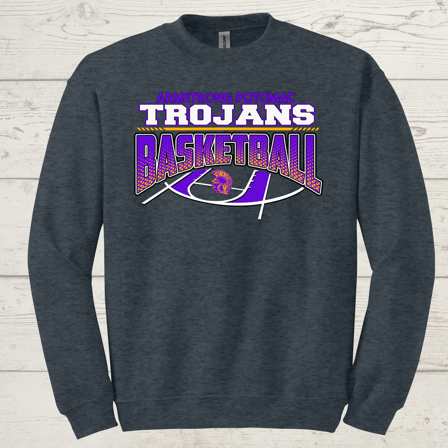 Trojans Basketball Crewneck