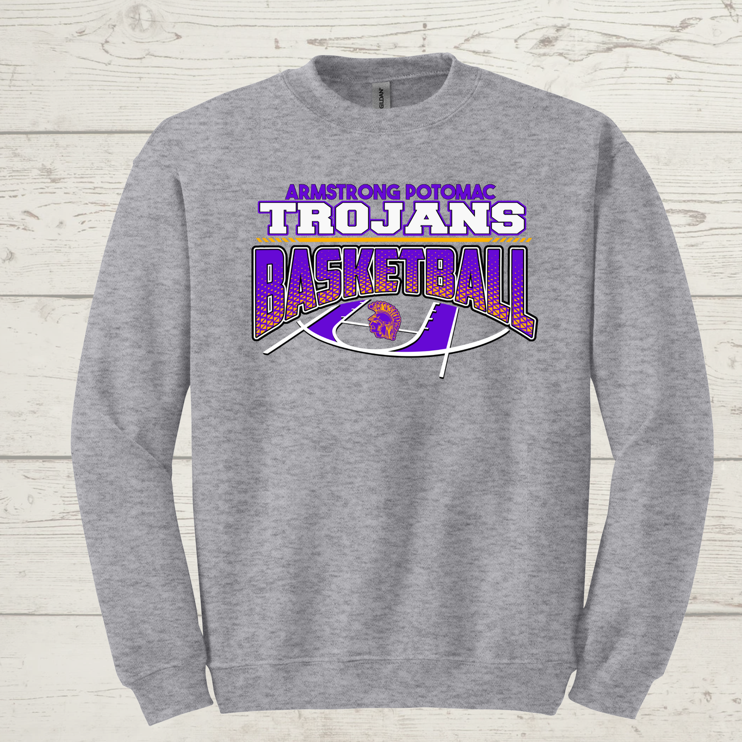 Trojans Basketball Crewneck