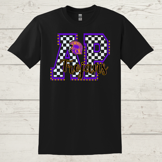 AP Trojans Checkered T/Crew/Hoodie