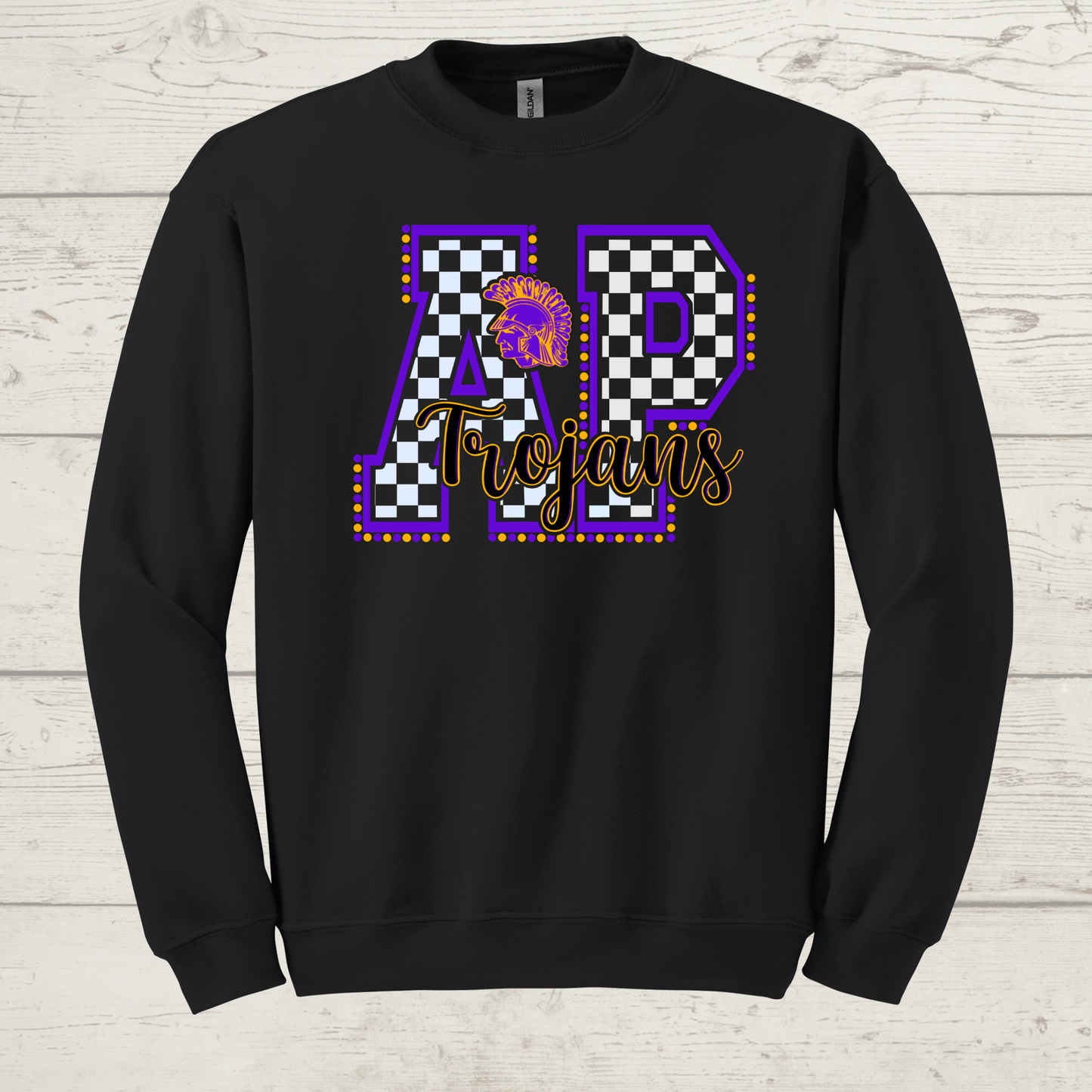 AP Trojans Checkered T/Crew/Hoodie