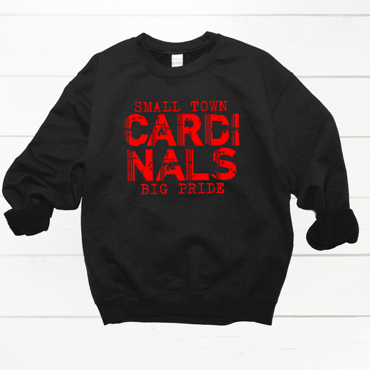 Cardinals Small Town Big Pride Crewneck