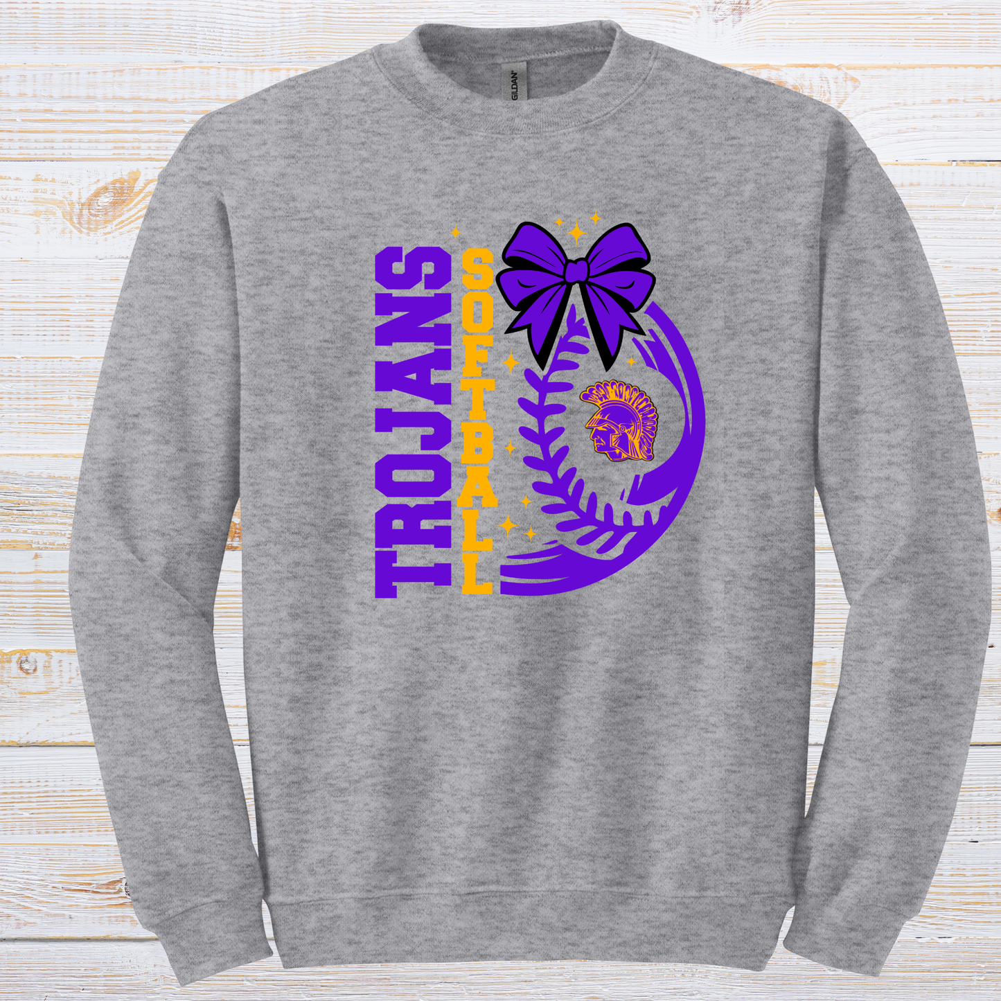Trojans Softball Bow