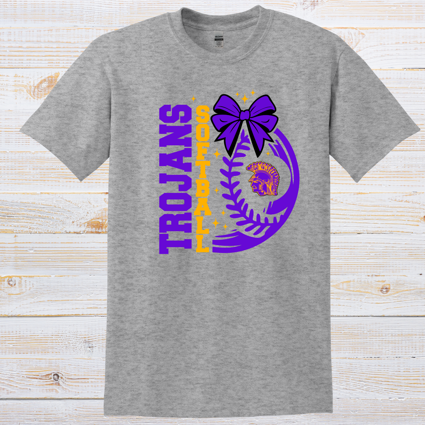 Trojans Softball Bow