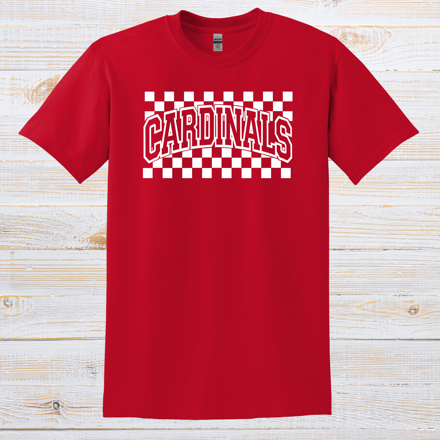 Cardinals Checkered T-Shirt/Crew/Hoodie