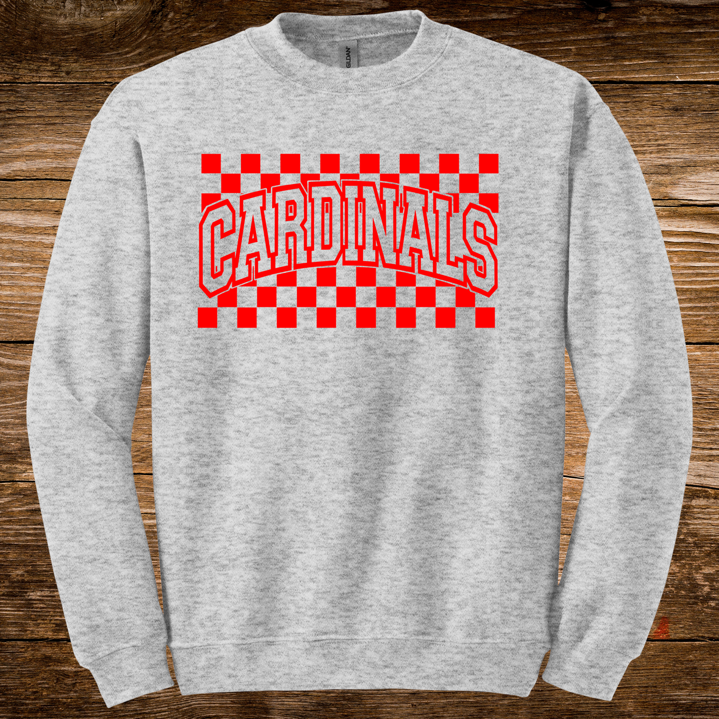 Cardinals Checkered T-Shirt/Crew/Hoodie