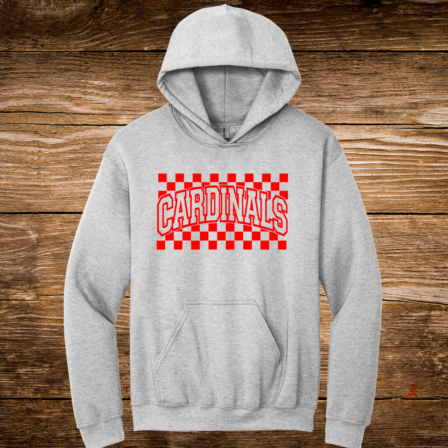 Cardinals Checkered T-Shirt/Crew/Hoodie