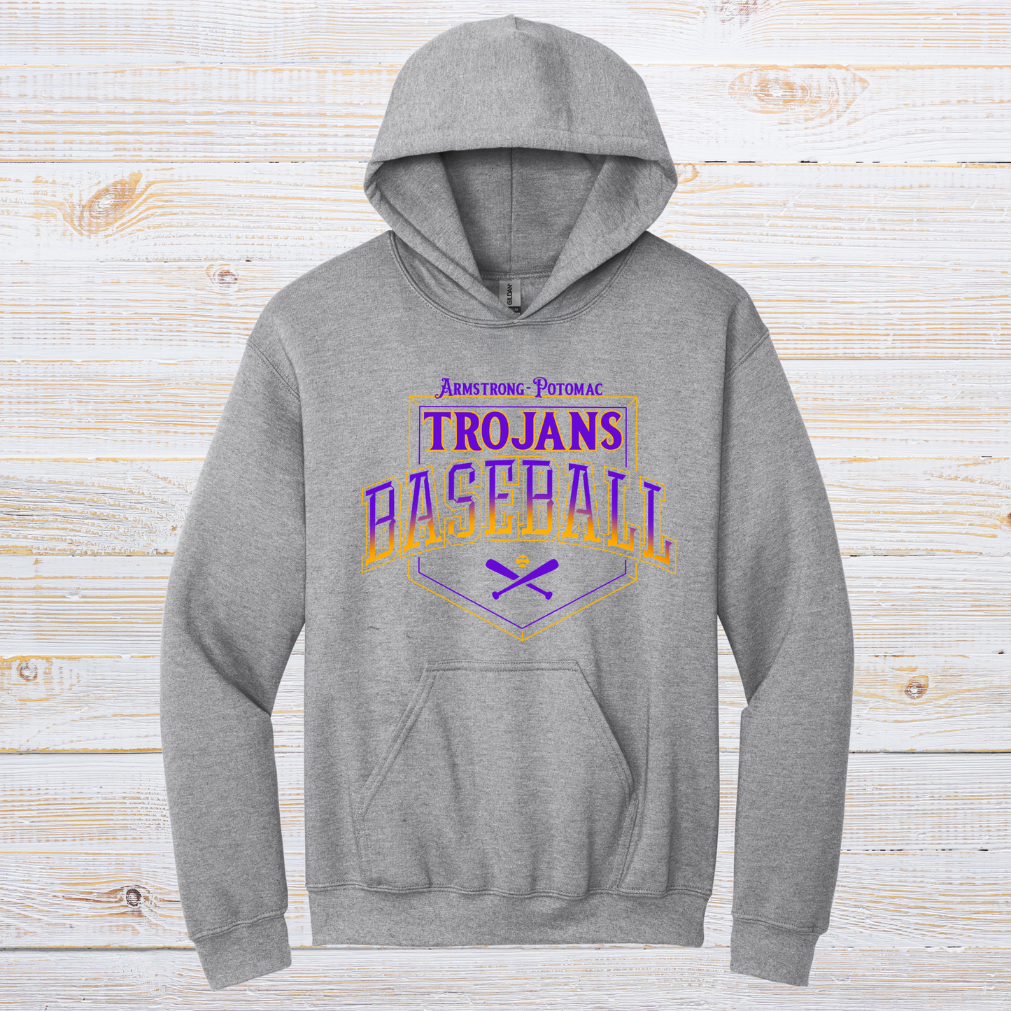 Trojans Baseball Fade