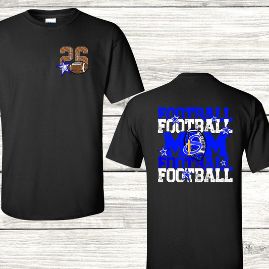 Saints Football Mom2 T-Shirt/Crewneck/Hoodie