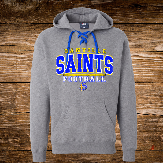 Saints Lace-Up Hoodie