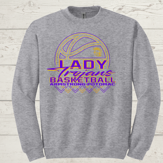 Lady Trojans 1 Crewneck