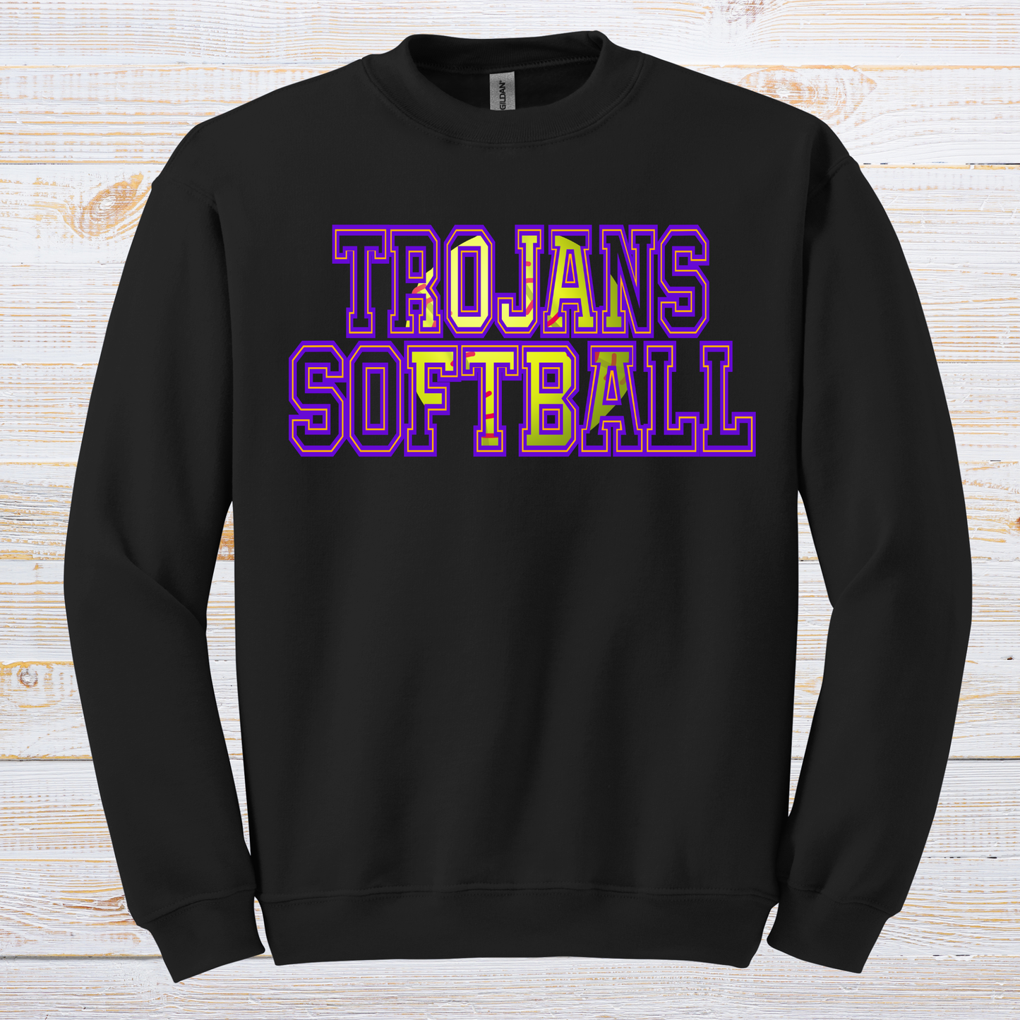 Trojans Softball Outline