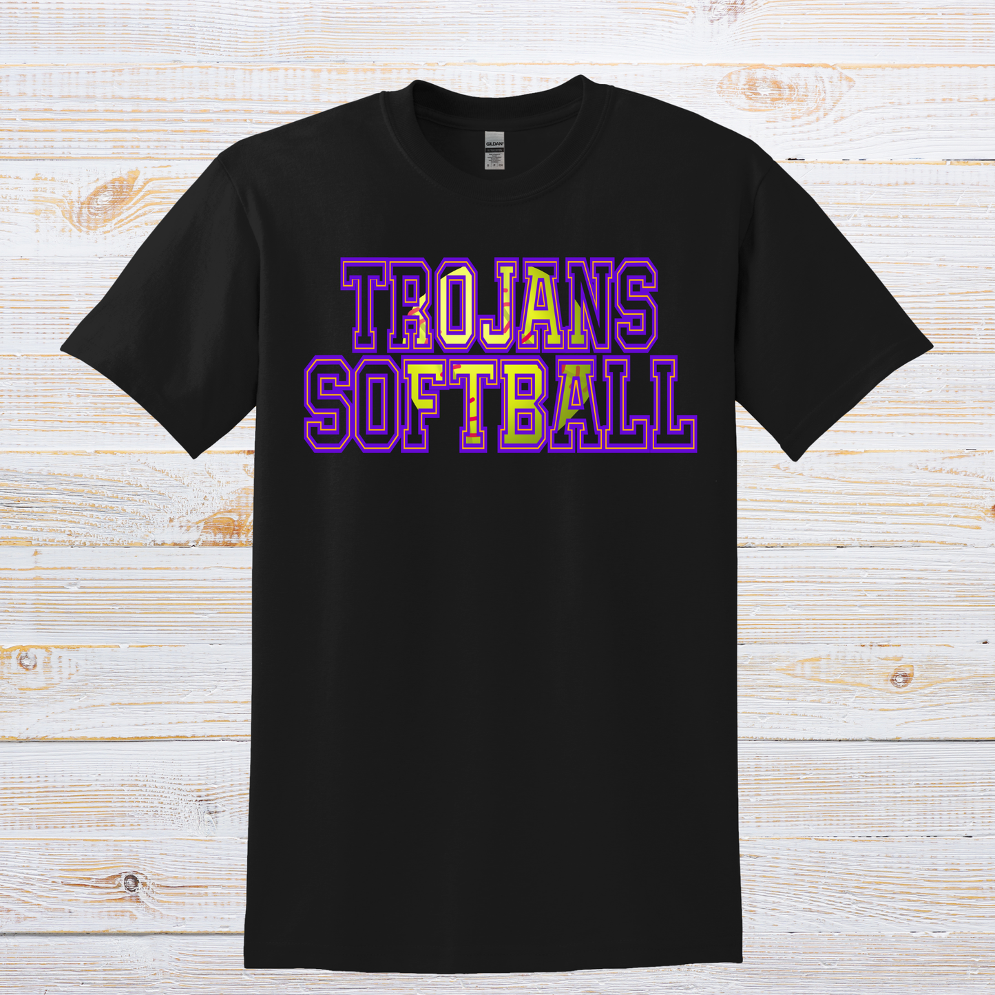 Trojans Softball Outline
