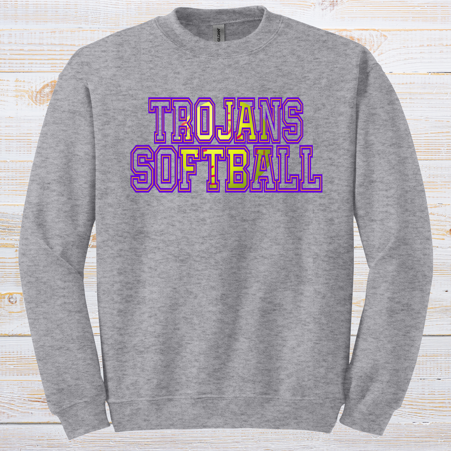 Trojans Softball Outline
