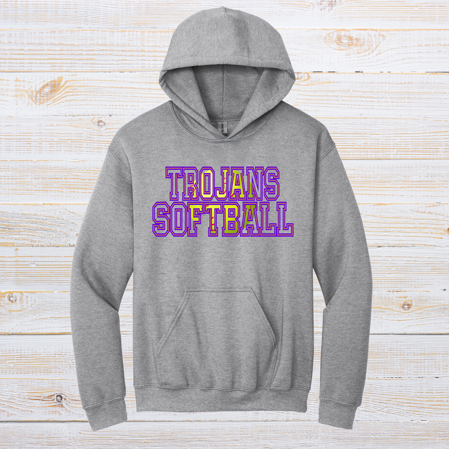 Trojans Softball Outline