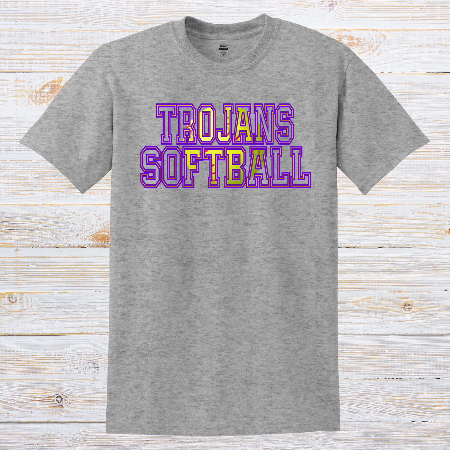 Trojans Softball Outline