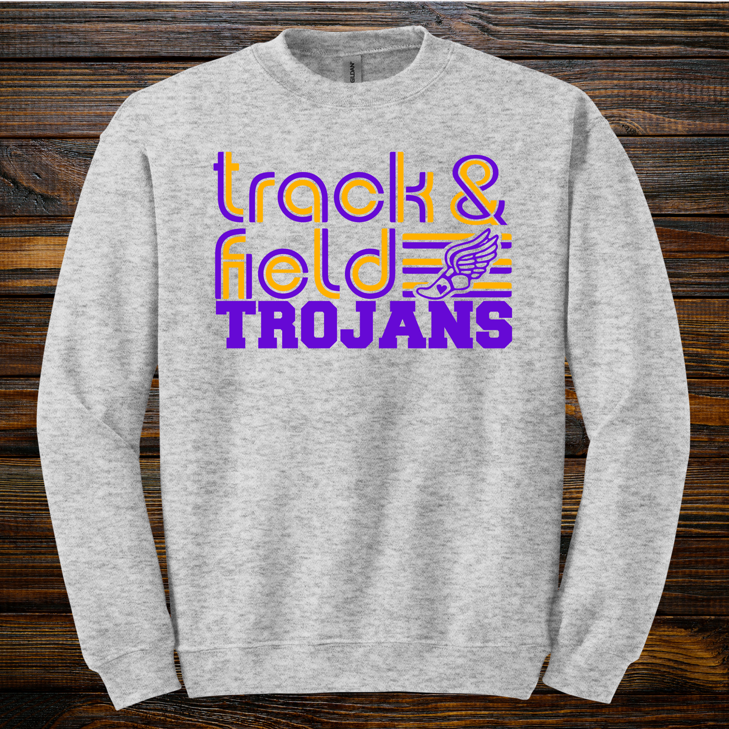 Trojan Track and Field Retro