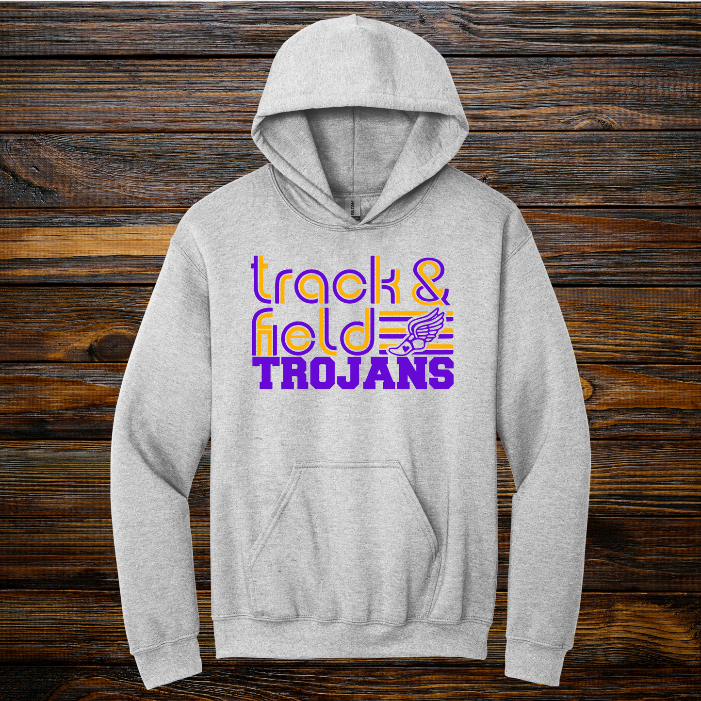 Trojan Track and Field Retro