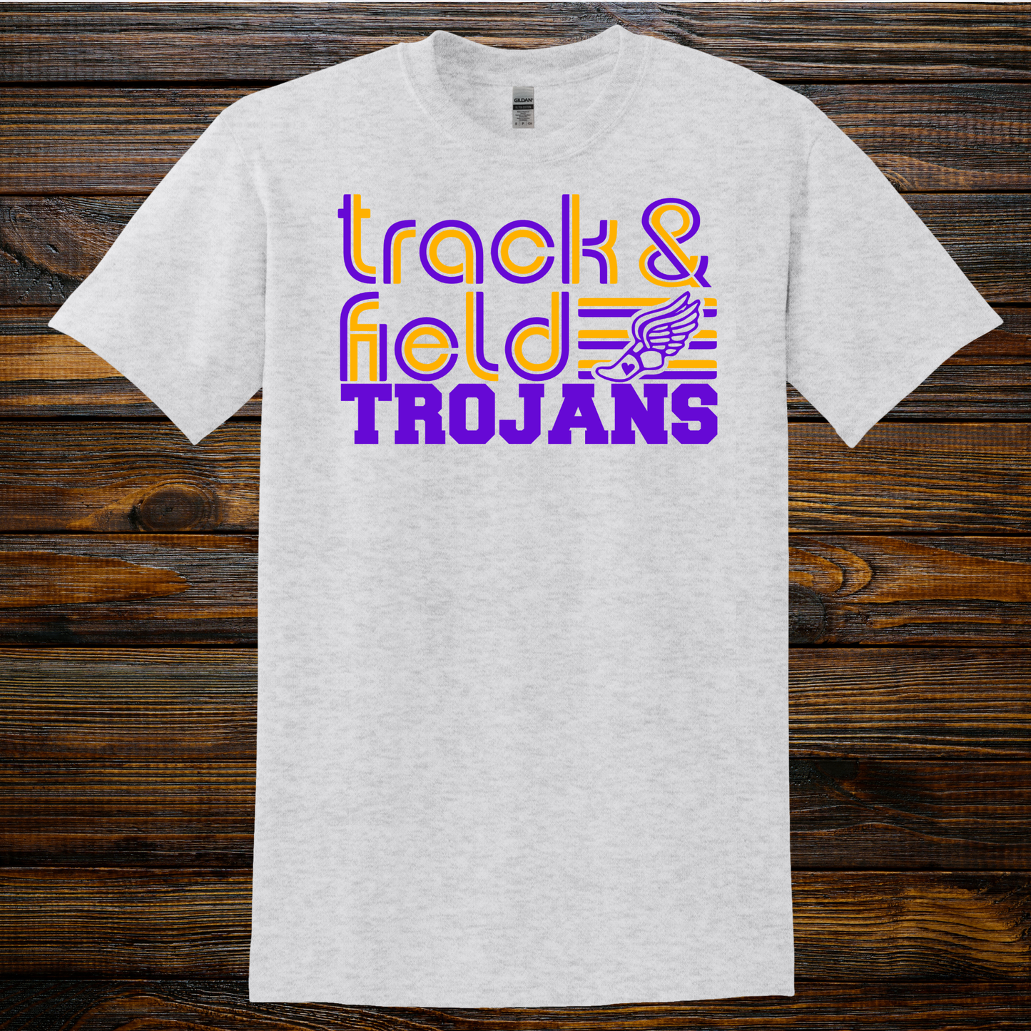 Trojan Track and Field Retro