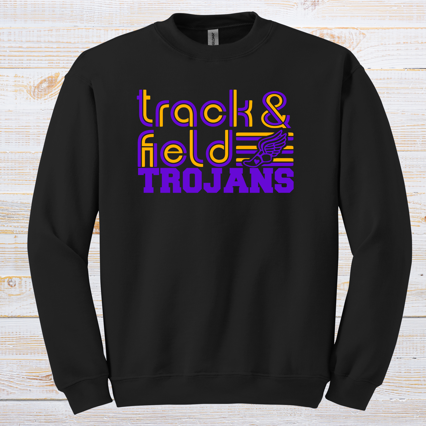 Trojan Track and Field Retro
