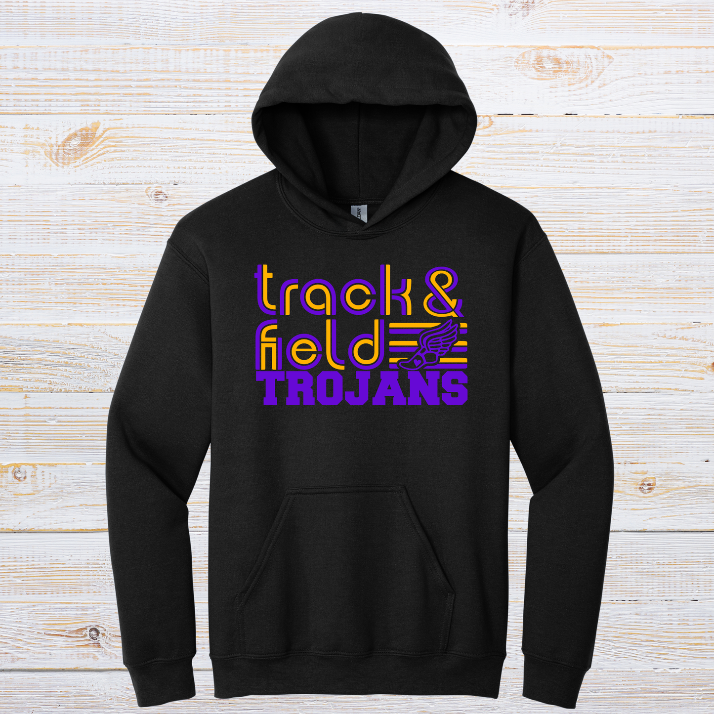 Trojan Track and Field Retro