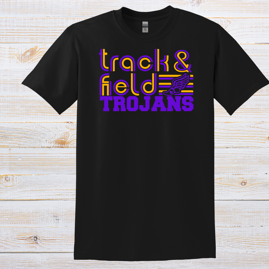 Trojan Track and Field Retro