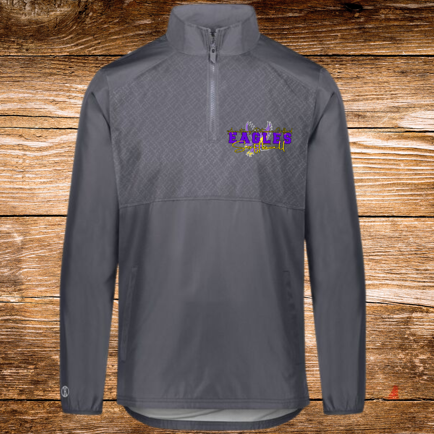 Eagles Softball Wind Resistant Q-Zip