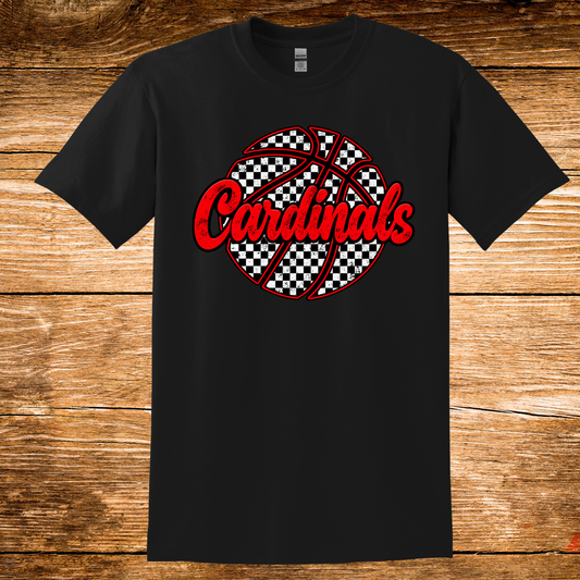 Cardinal Basketball Vintage T/Crew/Hoodie