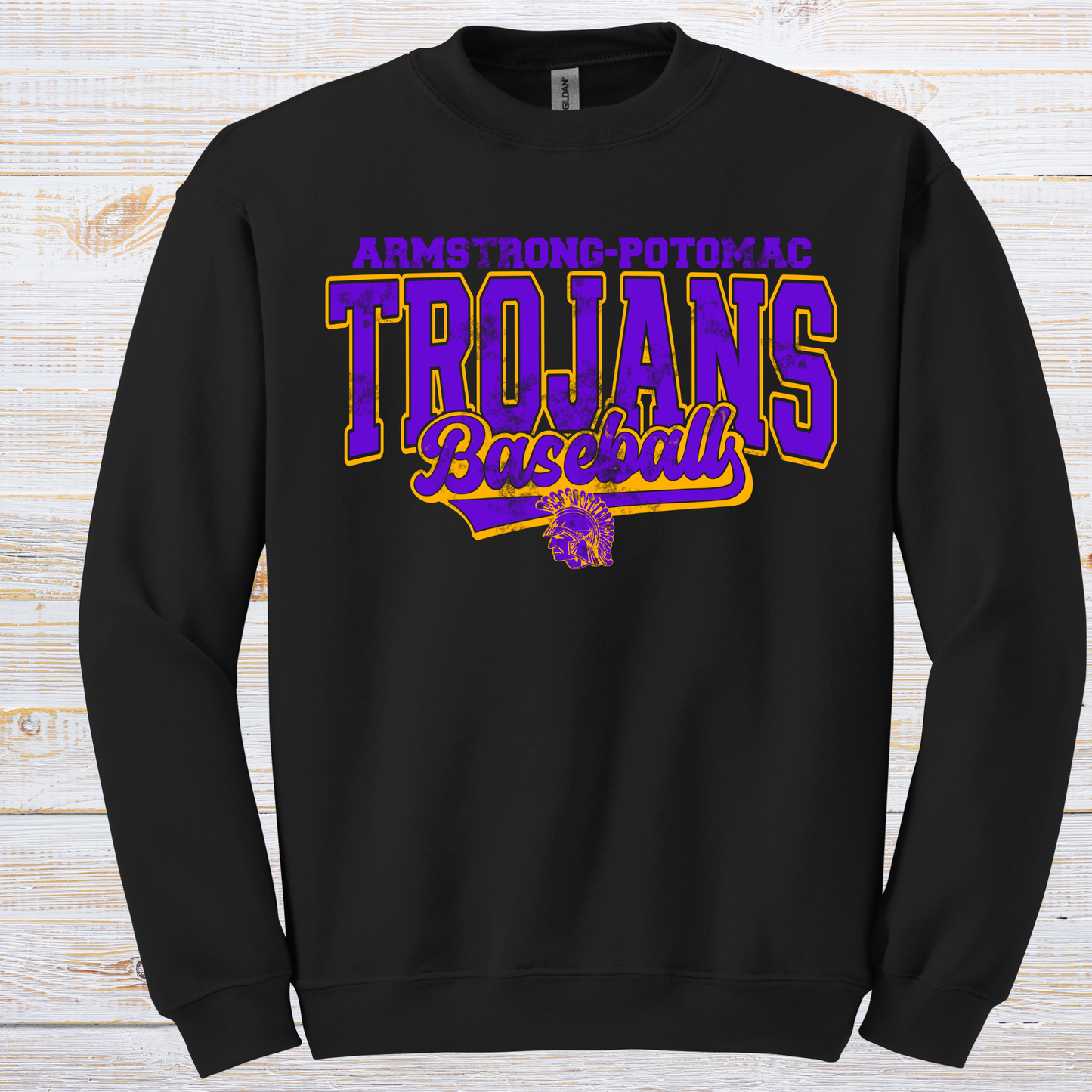 Trojan Baseball Vintage Varsity